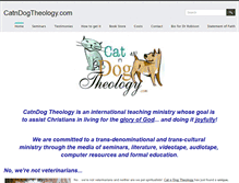 Tablet Screenshot of catndogtheology.com